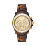 Damen-Armbanduhr von Michael Kors, in der Farbe Braun, aus Kunststoff, Vorschaubild