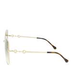 Sonstige Sonnenbrille von Gucci, in der Farbe Gold, aus Metall, andere Perspektive, Vorschaubild