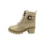 Bikerboot von Remonte, in der Farbe Beige, aus Leder, andere Perspektive, Vorschaubild