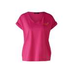 T-Shirt von Oui, in der Farbe Rosa, aus Baumwolle, andere Perspektive, Vorschaubild