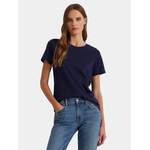 T-Shirt von Lauren Ralph Lauren, in der Farbe Blau, Vorschaubild