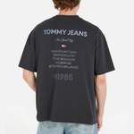 T-Shirt von Tommy Jeans, in der Farbe Grau, andere Perspektive, Vorschaubild