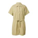 Jumpsuit von Only, in der Farbe Beige, aus Leinen, andere Perspektive, Vorschaubild