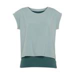 2-in-1-Shirt von Lascana Active, in der Farbe Grün, aus Polyester, andere Perspektive, Vorschaubild