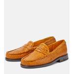 Loafer von Marni, in der Farbe Orange, andere Perspektive, Vorschaubild