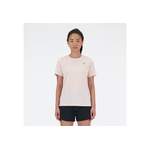 T-Shirt von New Balance, in der Farbe Rosa, aus Polyester, andere Perspektive, Vorschaubild
