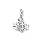 Charms Anhänger von Thomas Sabo, in der Farbe Weiss, andere Perspektive, Vorschaubild