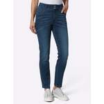 5-Pocket-Jeans von Casual Looks, in der Farbe Blau, andere Perspektive, Vorschaubild