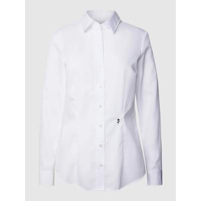 Preisvergleich für Seidensticker Hemdbluse mit Motiv-Stitching in Weiß,  Größe 40, aus Baumwolle, GTIN: 4041223591834 | Ladendirekt