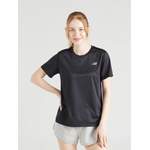 Laufshirt von New Balance, in der Farbe Schwarz, aus Polyester, andere Perspektive, Vorschaubild