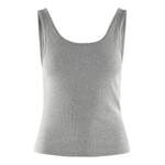 Tanktop von adidas Sportswear, in der Farbe Grau, aus Naturfaser, andere Perspektive, Vorschaubild