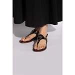 Sandale von MICHAEL Michael Kors, in der Farbe Schwarz, aus Kunststoff, andere Perspektive, Vorschaubild