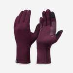 Handschuhe von FORCLAZ, in der Farbe Braun, aus Polyester, andere Perspektive, Vorschaubild