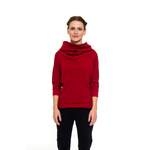 3/4 Arm-Pullover von Kolla.Berlin, in der Farbe Rot, aus Baumwolle, andere Perspektive, Vorschaubild