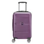 Trolley von Delsey Paris, in der Farbe Lila, aus Polycarbonat, andere Perspektive, Vorschaubild