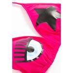 Bikini von Chiara Ferragni Collection, in der Farbe Rosa, aus Polyester, andere Perspektive, Vorschaubild