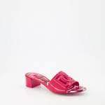 Slipper von Dolce & Gabbana, in der Farbe Rosa, andere Perspektive, Vorschaubild