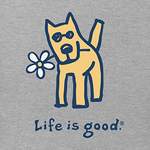 T-Shirt von Life Is Good, in der Farbe Grau, andere Perspektive, Vorschaubild