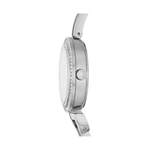Damen-Armbanduhr von DKNY, in der Farbe Silber, aus Edelstahl, andere Perspektive, Vorschaubild