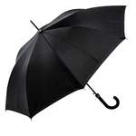 Regenschirm von Luckyweather not just any other day, in der Farbe Schwarz, aus Kunstleder, andere Perspektive, Vorschaubild