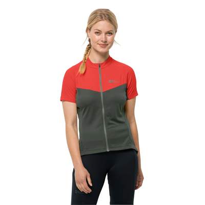 Preisvergleich für Jack Wolfskin Morobbia FZ T-Shirt Women Radtrikot Damen  S rot tango orange, Größe S, GTIN: 4064993701142 | Ladendirekt