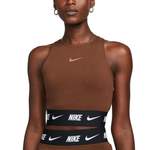 Trainingstop von Nike, in der Farbe Braun, aus Polyester, andere Perspektive, Vorschaubild
