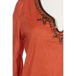 Klassische Bluse von Apart, in der Farbe Orange, aus Baumwolle, andere Perspektive, Vorschaubild