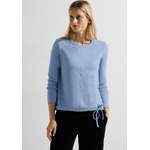 Sweatshirt von cecil, in der Farbe Blau, aus Meliert, Vorschaubild