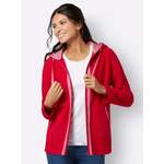 Fleecejacke von Classic Basics, in der Farbe Rot, andere Perspektive, Vorschaubild