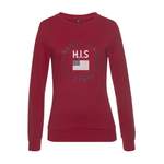 Sweatshirt von H.I.S, in der Farbe Rot, aus Polyester, andere Perspektive, Vorschaubild