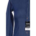 Klassische Bluse von caliban, in der Farbe Blau, aus Baumwolle, andere Perspektive, Vorschaubild