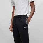 Trainingsanzug von BOSS Bodywear, in der Farbe Schwarz, aus Polyester, andere Perspektive, Vorschaubild
