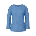 3/4 Arm-Pullover von Street One, in der Farbe Blau, aus Meliert, andere Perspektive, Vorschaubild