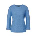 3/4 Arm-Pullover von Street One, in der Farbe Blau, aus Meliert, Vorschaubild