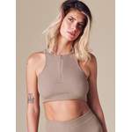 Bluse von ABOUT YOU x Laura Giurcanu, in der Farbe Beige, aus Polyester, andere Perspektive, Vorschaubild