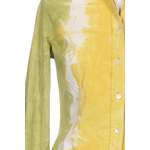 Klassische Bluse von caliban, in der Farbe Gelb, aus Baumwolle, andere Perspektive, Vorschaubild