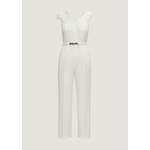 Jumpsuit von comma, in der Farbe Weiss, aus Polyester, Vorschaubild