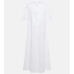 Klassische Bluse von Jil Sander, in der Farbe Weiss, aus Baumwolle, Vorschaubild