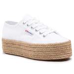 Espadrille von Superga, in der Farbe Weiss, andere Perspektive, Vorschaubild