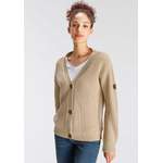 Strickjacke von Alife & Kickin, in der Farbe Beige, andere Perspektive, Vorschaubild