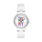Damen-Armbanduhr von DKNY, Durchsichtig, Vorschaubild