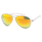 Pilotenbrille von BEZLIT Eyewear, in der Farbe Weiss, aus Kunststoff, andere Perspektive, Vorschaubild