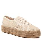 Espadrille von Superga, in der Farbe Beige, aus Stoff, andere Perspektive, Vorschaubild