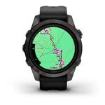 Smartwatch von Garmin, in der Farbe Schwarz, aus Material-mix, andere Perspektive, Vorschaubild