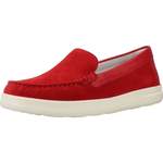 Loafer von Geox, in der Farbe Rot, aus Leder, andere Perspektive, Vorschaubild