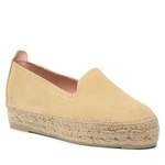 Espadrille von Manebi, in der Farbe Beige, aus Echtleder, andere Perspektive, Vorschaubild