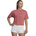 T-Shirt von Adidas, in der Farbe Rosa, aus Recyceltes, andere Perspektive, Vorschaubild