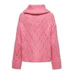 Rollkragenpullover von Only, in der Farbe Rosa, aus Polyamid, andere Perspektive, Vorschaubild