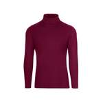 Rollkragenpullover von Trigema, in der Farbe Rot, aus Polyester, andere Perspektive, Vorschaubild