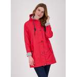 Regenjacke von DEPROC Active, in der Farbe Rot, andere Perspektive, Vorschaubild